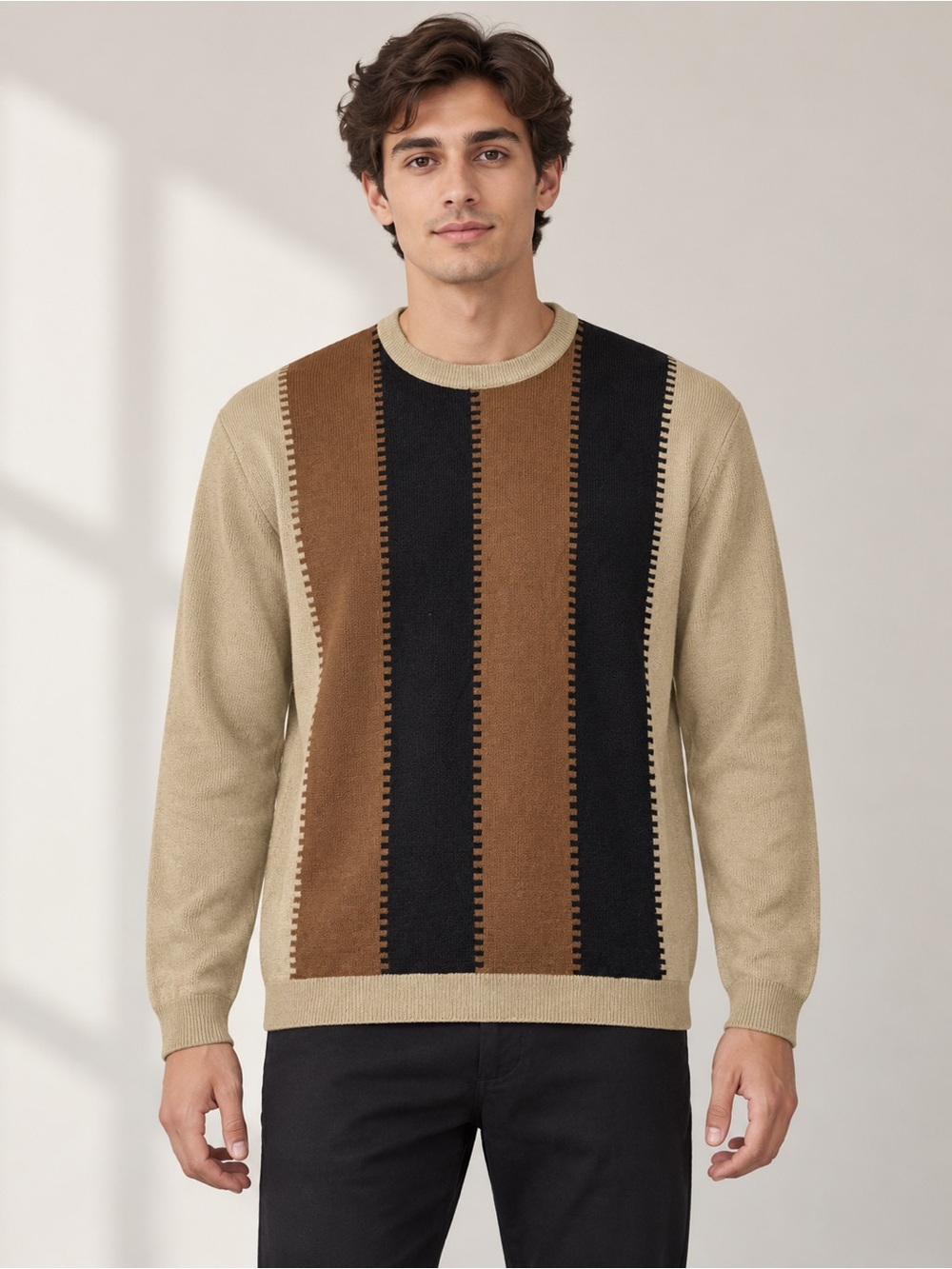 Miko Wool Blend Crewneck Sweater Size 1X Tall